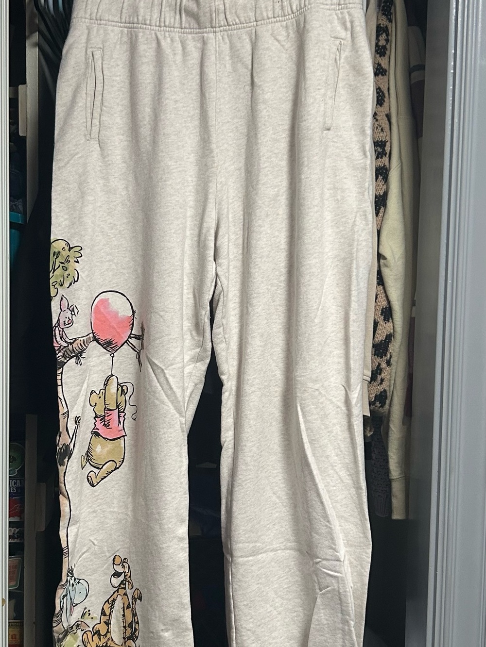 Sweatpants with Winnie the Pooh Print
